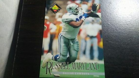 1994 CLASSIC PRO LINE LIVE RUSSELL MARYLAND DALLAS COWBOYS FOOTBALL CARD# 30