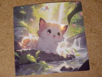 Cat Cute new 1⃣ vinyl laptop sticker no refunds regular mail no lower very nice