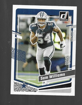 2023 DONRUSS SAM WILLIAMS #80