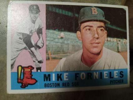 1960 T.C.G. MIKE FORNIELES BOSTON RED SOX BASEBALL CARD# 54