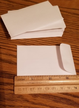 ENVELOPES - SMALL for COIN-BEADS-SEED - 20 w/ Free Shipping