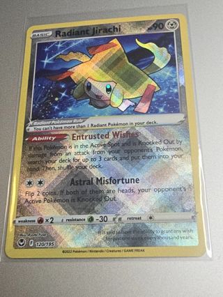 Pokemon Radiant Jirachi 120/195