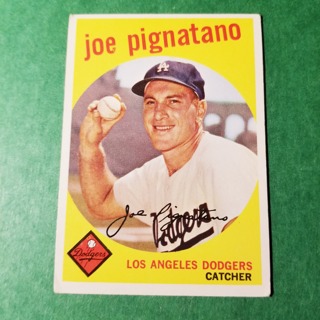 1959 - TOPPS BASEBALL CARD NO. 16 - JOE PIGNATANO - DODGERS