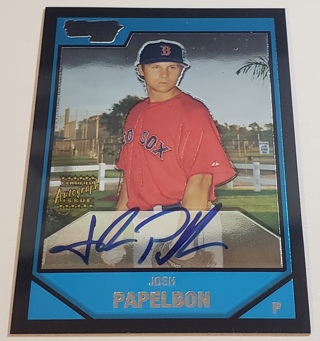 2007 ⚾ Bowman Chrome Prospects Prospect Autograph Josh Papelbon #BC239 Auto ⚾ Boston Red Sox