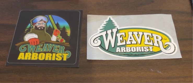 Weaver Arborist Stickers