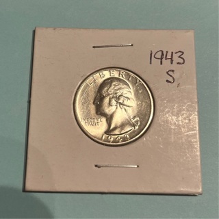 Almost Uncirculated 1943 S Silver Quarter