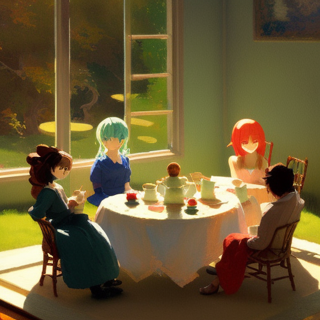 Listia Digital Collectible: Tea party with my dolls