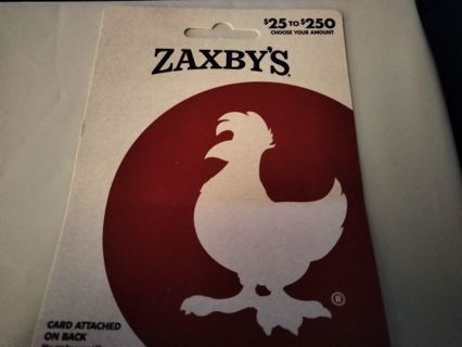 $25 Dollar Zaxby's Gift card