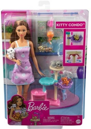 Mattel - Barbie Kitty Condo Playset, Brunette