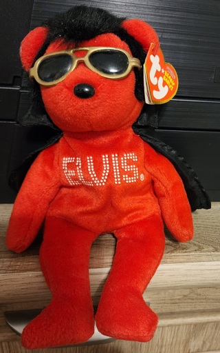 NEW - TY Beanie Baby Bear - "Shake, Rattle & Beanie"