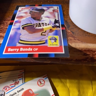 1988 donruss Barry bonds baseball card 