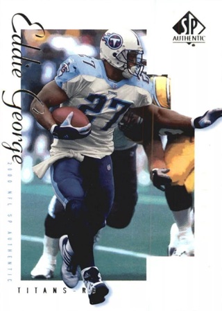 2000 SP Authentic #85 Eddie George Tennessee Titans