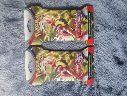 POKEMON SCarlet and VIolet trading cards