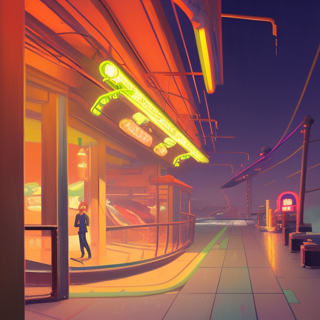 Listia Digital Collectible: Neon Night