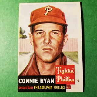 1953 - TOPPS BASEBALL CARD NO. 102 - CONNIE RYAN - PHILLIES