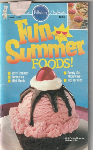 Vintage Cook Book, magazine soft covered: Pillsbury Fun Summer Foods