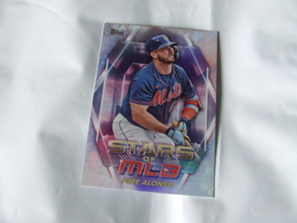 2023 Pete Alonso New York Mets Topps Stars of MLB Card #SMLB-24