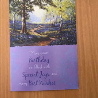 Special Joy Birthday Card 