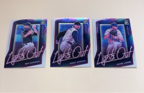 2021 Donruss optic Lights Out baseball lot