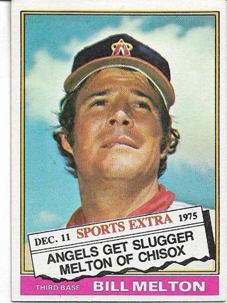 1976 TOPPS TRADED BILL MELTON SPORTS EXTRA CARD