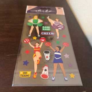 Sticko cheerleader stickers 