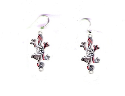 SP EMAMEL GECKO EARRINGS STYLE 8 (PLEASE READ DESCRIPTION) 