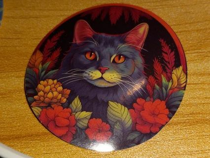 Cat one new nice vinyl lab top sticker no refunds regular mail high quality!