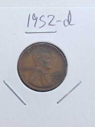 1952-D Lincoln Wheat Penny! 26