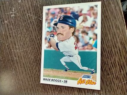 Wade Boggs Red Sox Score All Star