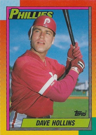 1990 Topps Traded #41T Dave Hollins RC Philadelphia Phillies