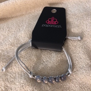 Paparazzi Cord Bracelet (Gray) NEW