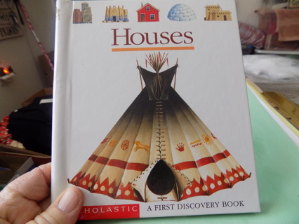 Houses a First Discovery book Scholastic Spiral bound