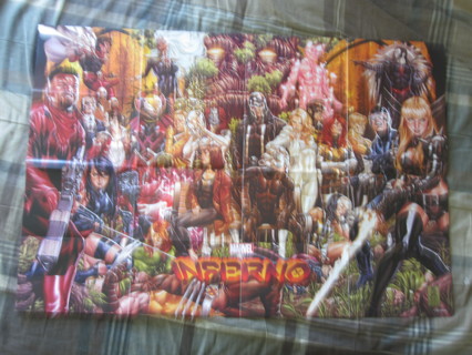 Huge 24"x36" Comic Shop promo Poster: Marvel - Inferno