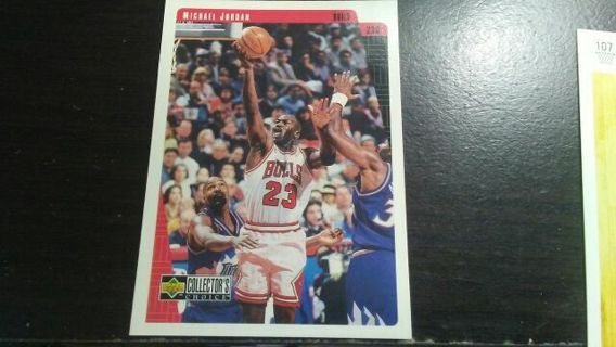 1997 UPPER DECK COLLECTORS CHOICE MICHAEL JORDAN CHICAGO BULLS BASKETBALL CARD# CB7