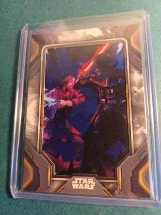 2023 TOPPS STAR WARS OBI-WAN KENOBI VS DARTH VADER COMMEMORATIVE PATCH