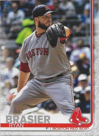 2019 Topps #693 Ryan Brasier RC Boston Red Sox