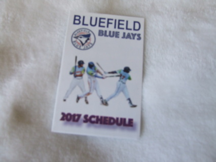 2017 Bluefield Blue Jays Minor Baseball Schedule 