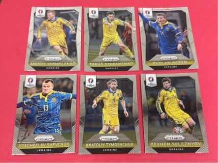 2016 Panini Prizm euro soccer lot