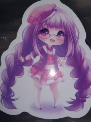 Anime Cute one new vinyl sticker no refunds regular mail only Very nice these are all nice