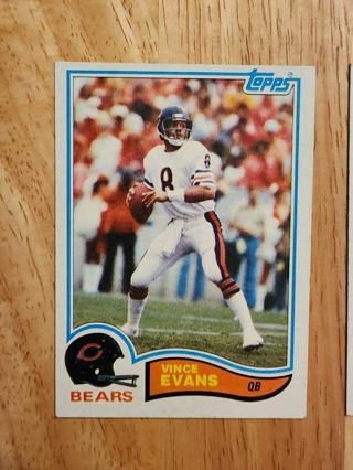 82 Topps Vince Evans #295 (scuffed on back)