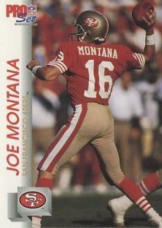 Tradingcard - NFL - 1992 Pro Set #649 - Joe Montana - San Francisco 49ers