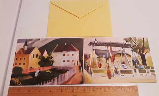 2 Notecards (w/Envelopes) Holocaust Museum #1