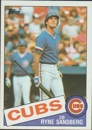 1985 Topps Ryne Sandberg #460 - Chicago Cubs