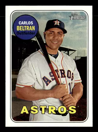 Carlos Beltran - 2018 Topps Heritage Baseball #148 - Astros star - MINT