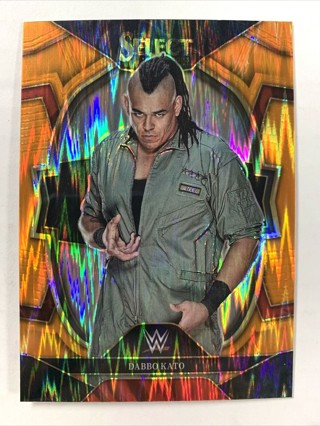 2022 WWE Select Dabbo Kato Concourse Orange Flash Prizm #53