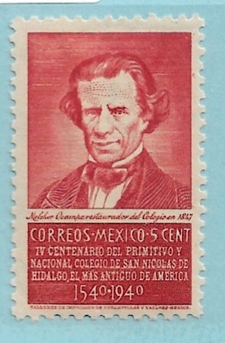 1940 Mexico Sc761 5c Melchor Ocampo MNH