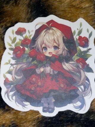 Girl 1⃣ pretty vinyl lap top sticker no refunds regular mail win 2 or more get extra