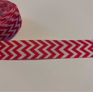 New 7/8” chevron grosgrain ribbon