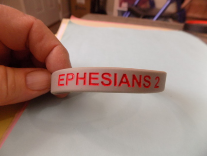 Bracelet rubber silicone gray Ephesians 2