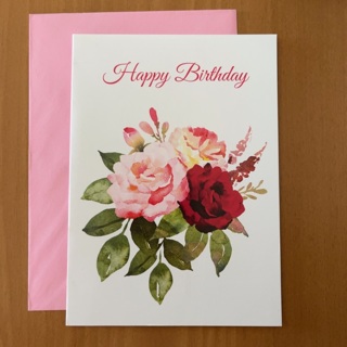 Roses Birthday Card